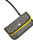 Goyard Black Goyardine Saint Louis PM Bag