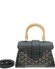 Goyard Black Goyardine Saigon Mini Souple Bag