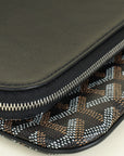 Goyard Black Goyardine Sainte-Marie MM Clutch