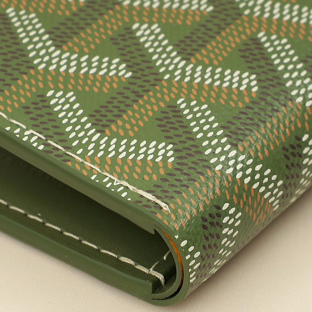 Goyard Kaki L.E 2025 Goyardine Saint-Pierre Card Wallet