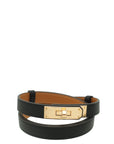 Hermes Noir Kelly 18 Belt