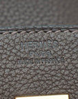 Hermes Ebene Barenia Faubourg Birkin 25 Bag