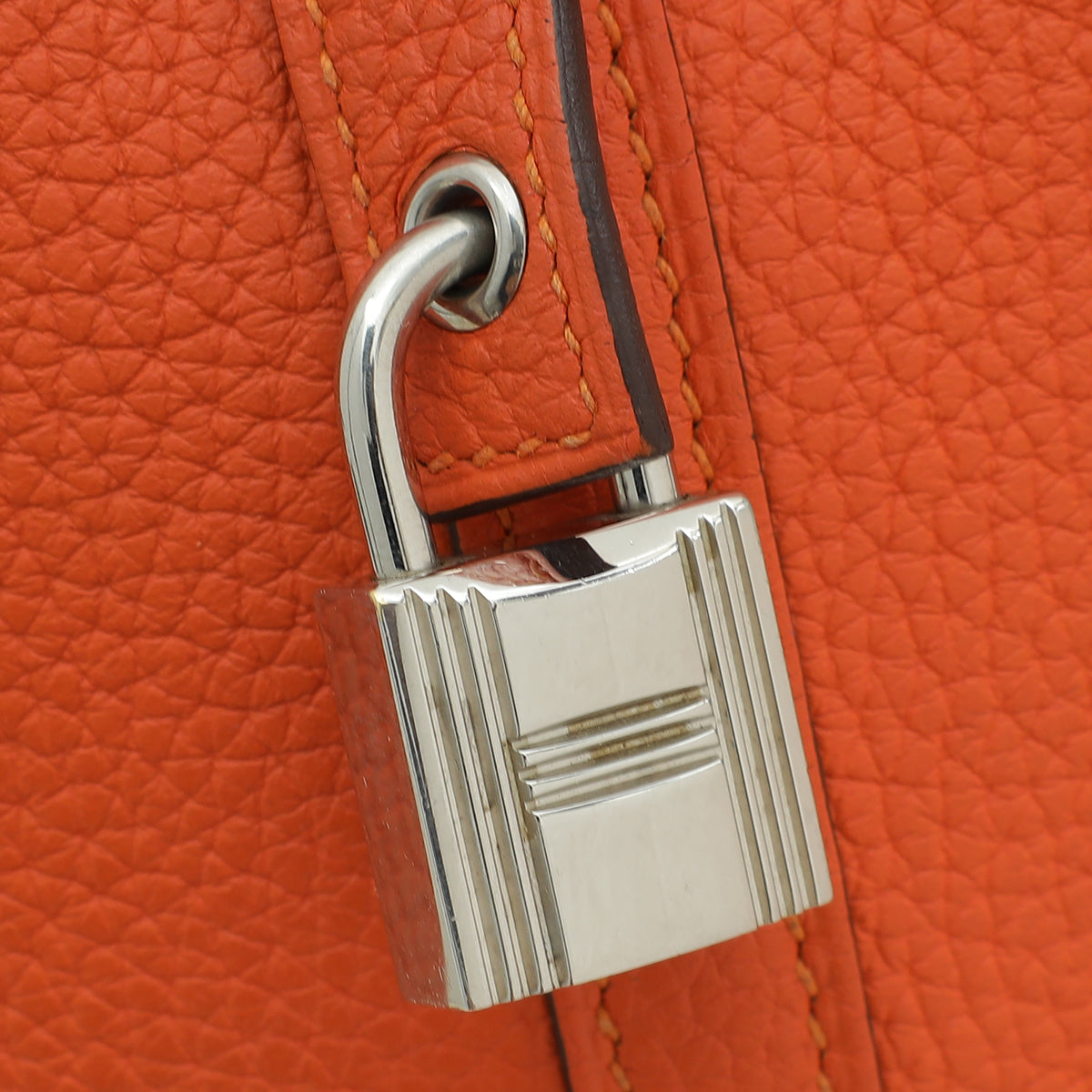 Hermes Orange Picotin Lock 18 Bag