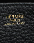 Hermes Noir Halzan 25 Bag