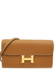 Hermes Gold Constance To Go Wallet