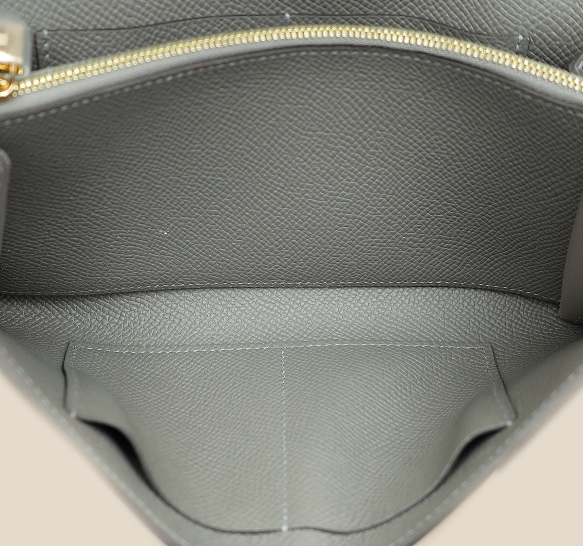 Hermes Gris Meyer Kelly To Go Wallet