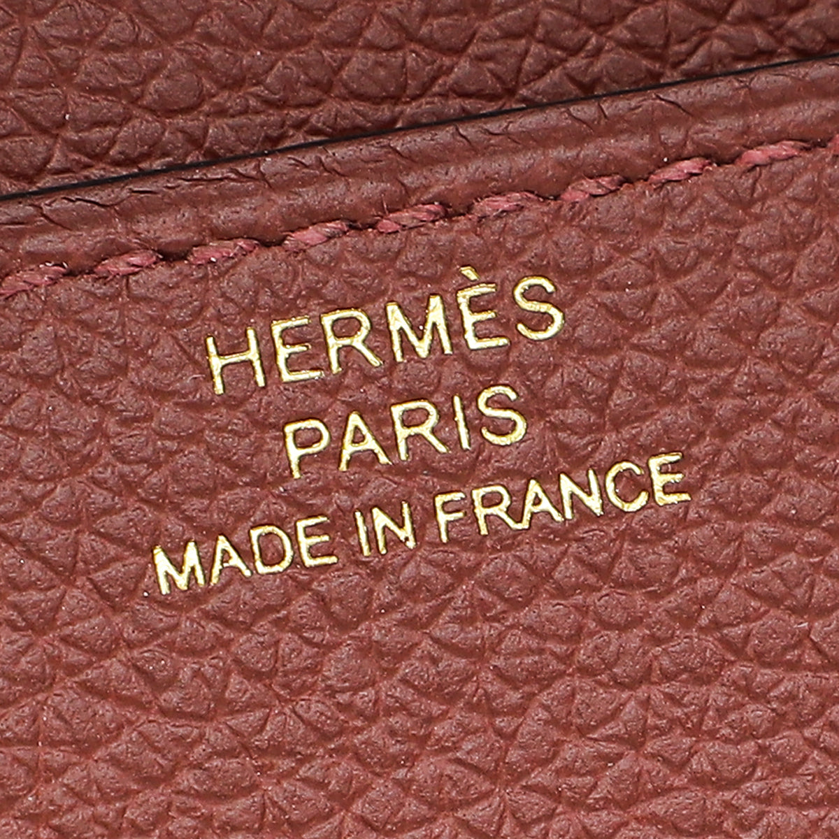 Hermes Rouge H Constance To Go Evercolor Wallet