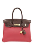 Hermes Bicolor Retourne Birkin Touch 30 Bag