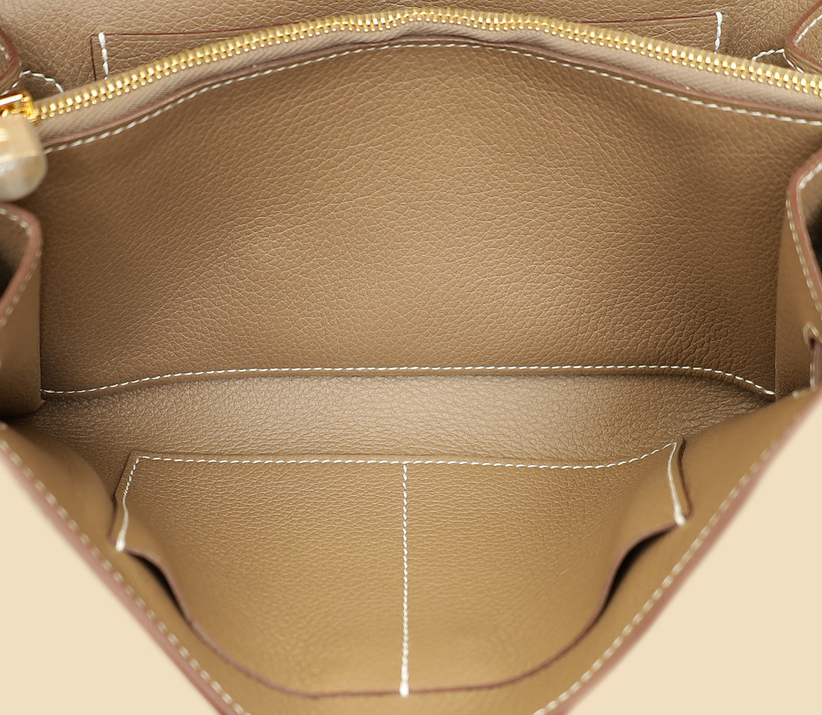 Hermes Etoupe Kelly To Go Evercolor Wallet