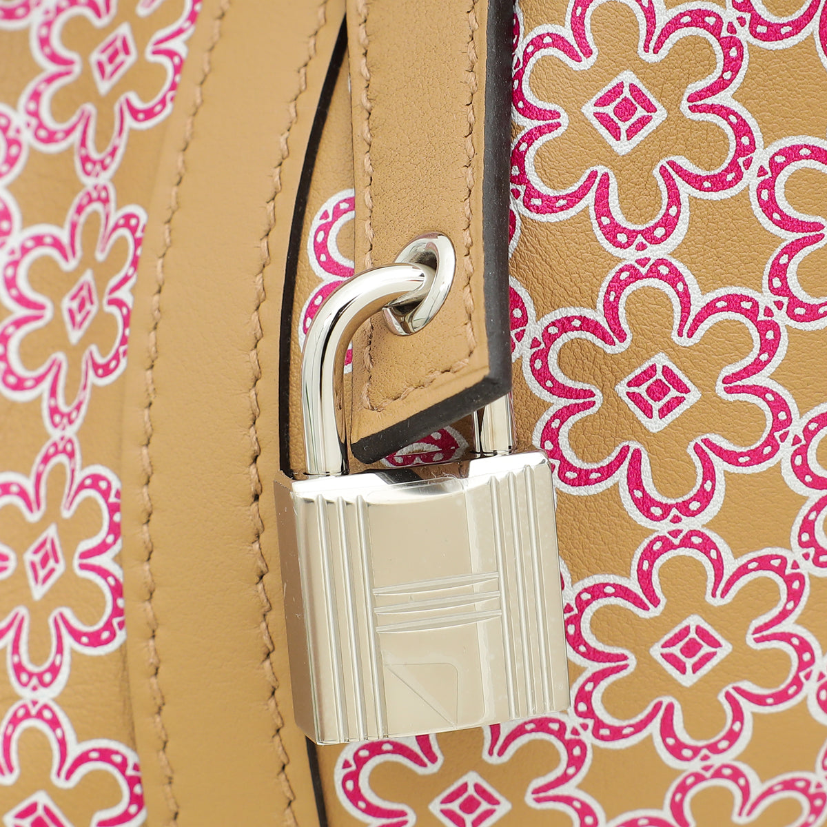 Hermes Bicolor Picotin Lock 18 Lucky Daisy Printed Bag