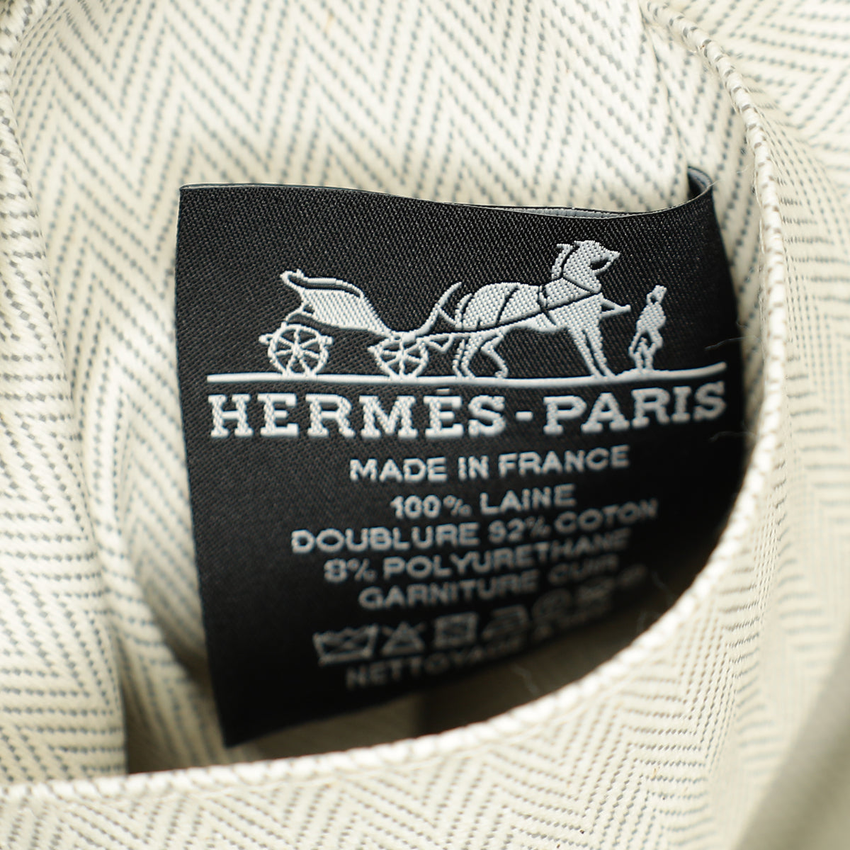 Hermes Gris Chapitre H Cavalier Case, Small Model