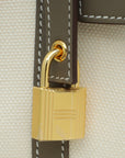 Hermes Bicolor Cargo Picotin Lock 18 Toile Goeland Veau Swift Bag