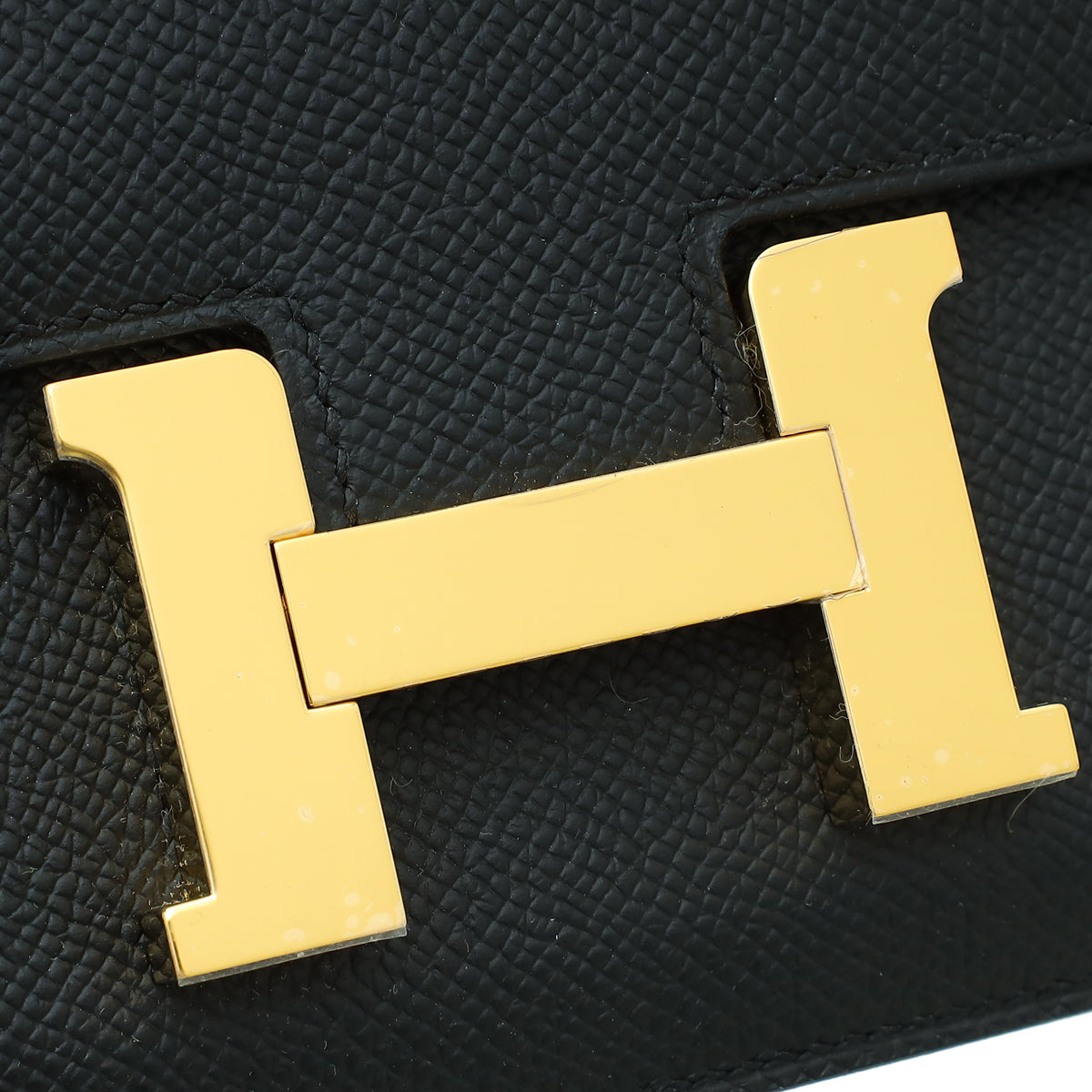 Hermes Noir Constance III 18 Re-Edition Mini Bag