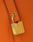 Hermes Orange Picotin Lock 22 Bag