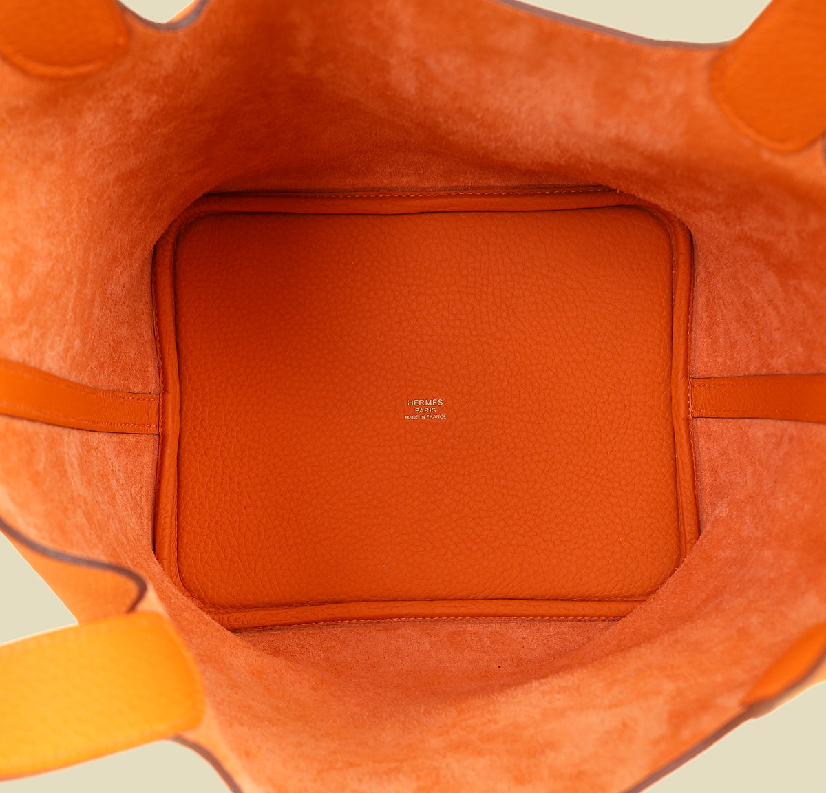 Hermes Orange Picotin Lock 22 Bag