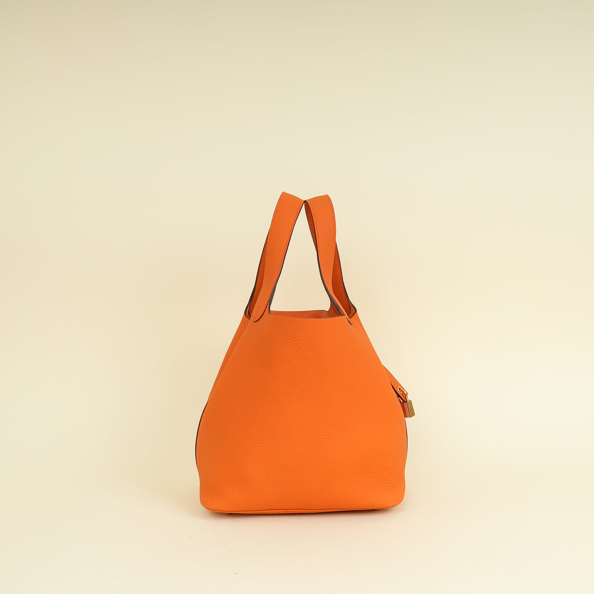 Hermes Orange Picotin Lock 22 Bag
