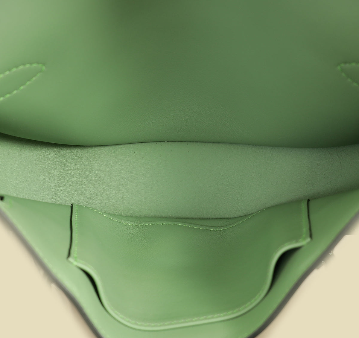 Hermes Vert Criquet Jypsiere Mini Bag