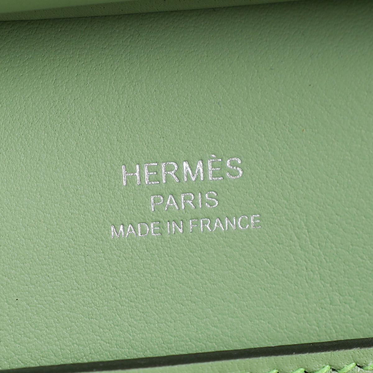Hermes Vert Criquet Jypsiere Mini Bag