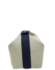 Hermes Gris Perls Bride-A Brac Cabriole Herringbone Large Case Pouch