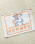 Hermes Biscuit Bride-A Brac Cabriole Herringbone Large Case Pouch