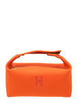 Hermes Orange Feu Bride-A Brac Small Model Case