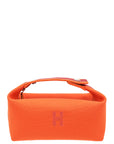 Hermes Orange Feu Bride-a-Brac Case, Small Model