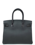 Hermes Noir Touch Niloticus Crocodile Birkin 30 Bag