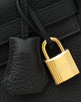 Hermes Noir Kelly Retourne 25 Bag