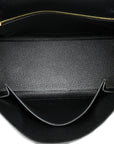 Hermes Noir Kelly Retourne 25 Bag