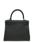 Hermes Noir Kelly Retourne 25 Bag