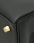 Hermes Noir Kelly Retourne 25 Bag