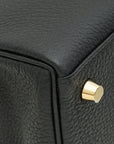 Hermes Noir Kelly Retourne 25 Bag