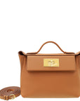 Hermes Gold 24/24 21 Evercolor Bag