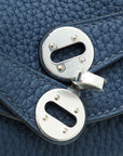 Hermes Bleu de Prusse Mini Lindy Bag