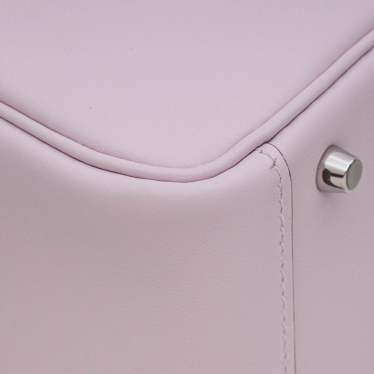 Hermes Mauve Pale Hermes Verso Mini Lindy Bag