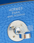 Hermes Bleu Hydra Mini Lindy Bag