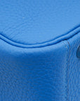 Hermes Bleu Hydra Mini Lindy Bag