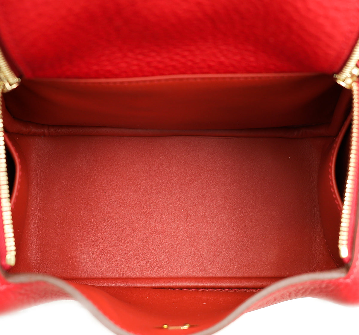 Hermes Vermillon Mini Lindy Bag
