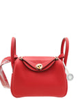 Hermes Vermillon Mini Lindy Bag