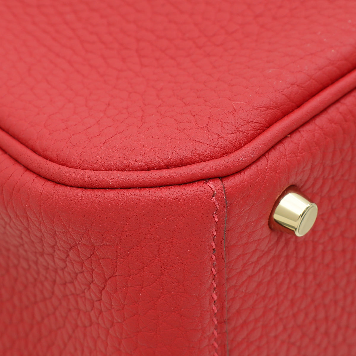 Hermes Vermillon Mini Lindy Bag