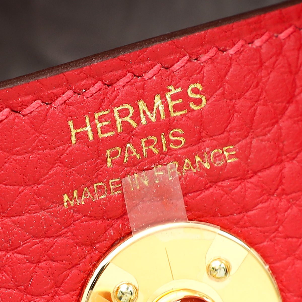 Hermes Vermillon Mini Lindy Bag