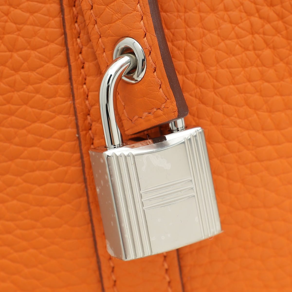 Hermes Orange Picotin Lock 18 Bag
