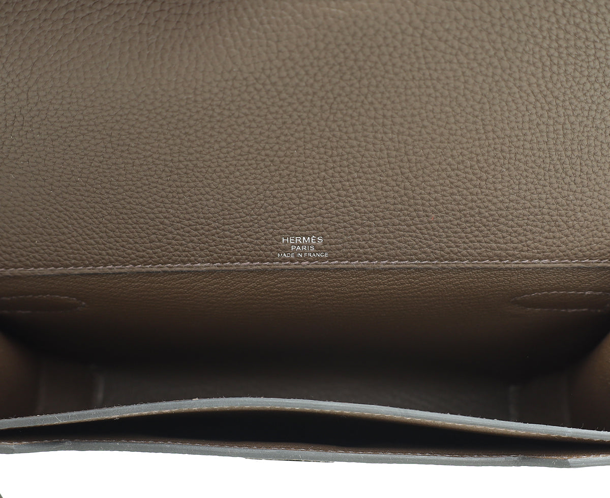 Hermes Ecorce Kelly Depeches 25 Pouch