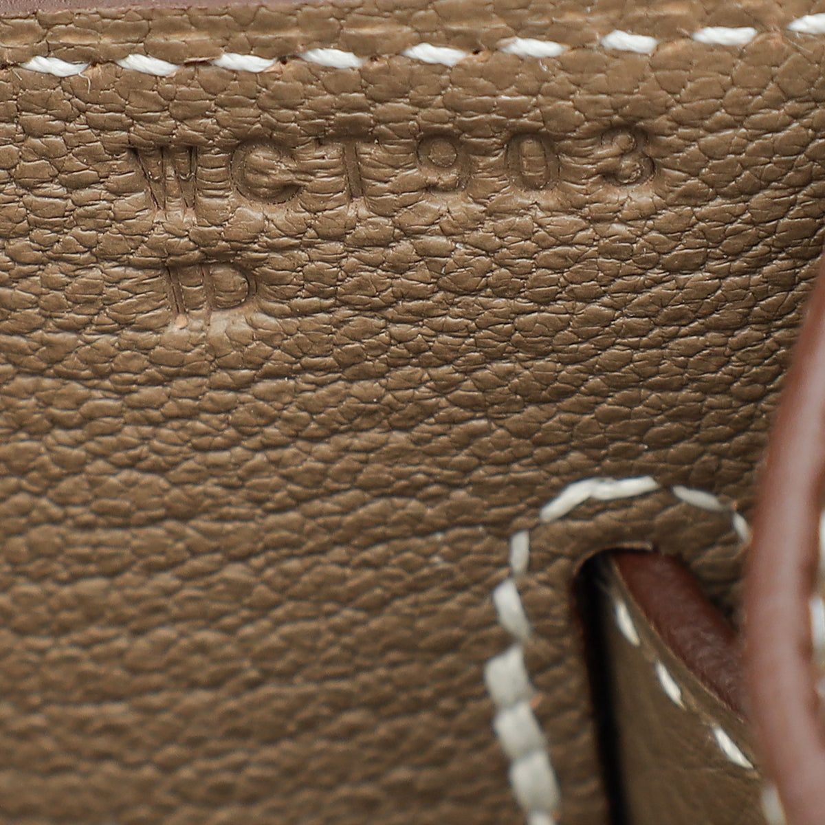 Hermes Etoupe Kelly Depeches 25 Pouch