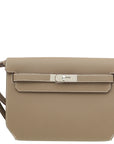 Hermes Etoupe Kelly Depeches 25 Pouch