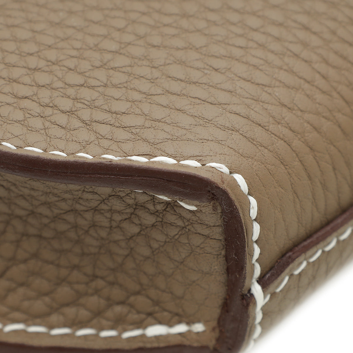 Hermes Etoupe Kelly Depeches 25 Pouch