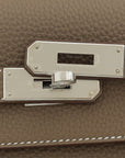 Hermes Etoupe Kelly Depeches 25 Pouch