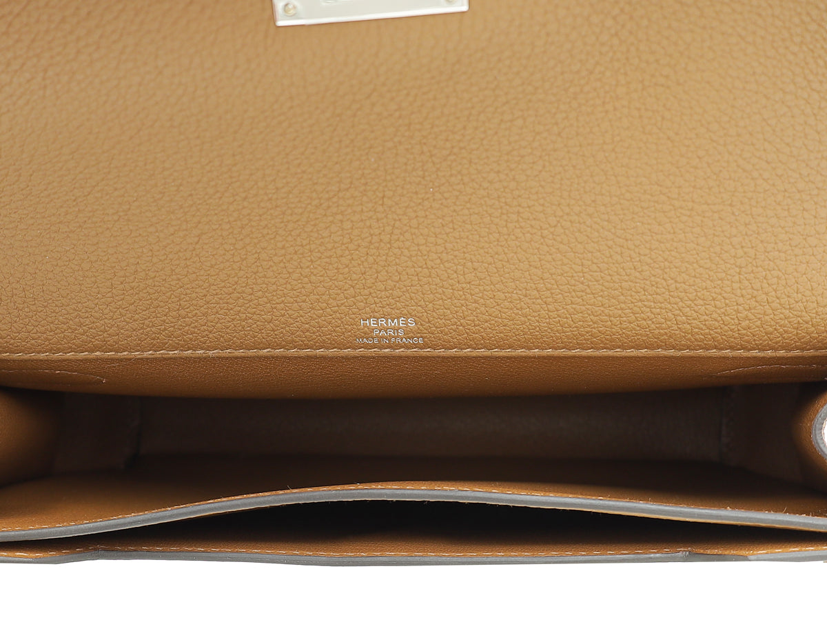 Hermes Alezan Kelly Depeches 25 Pouch