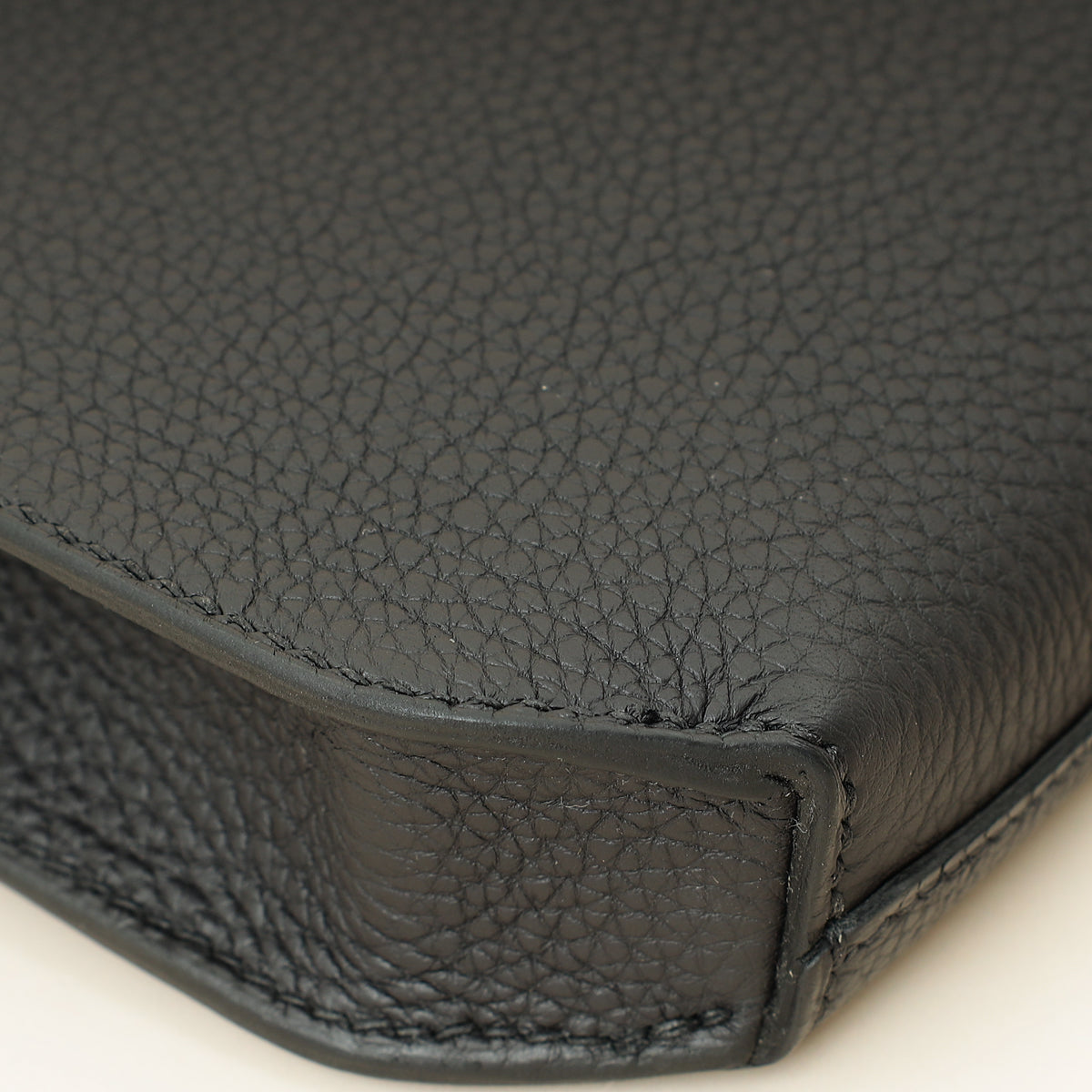 Hermes Noir Kelly Depeches 25 Pouch