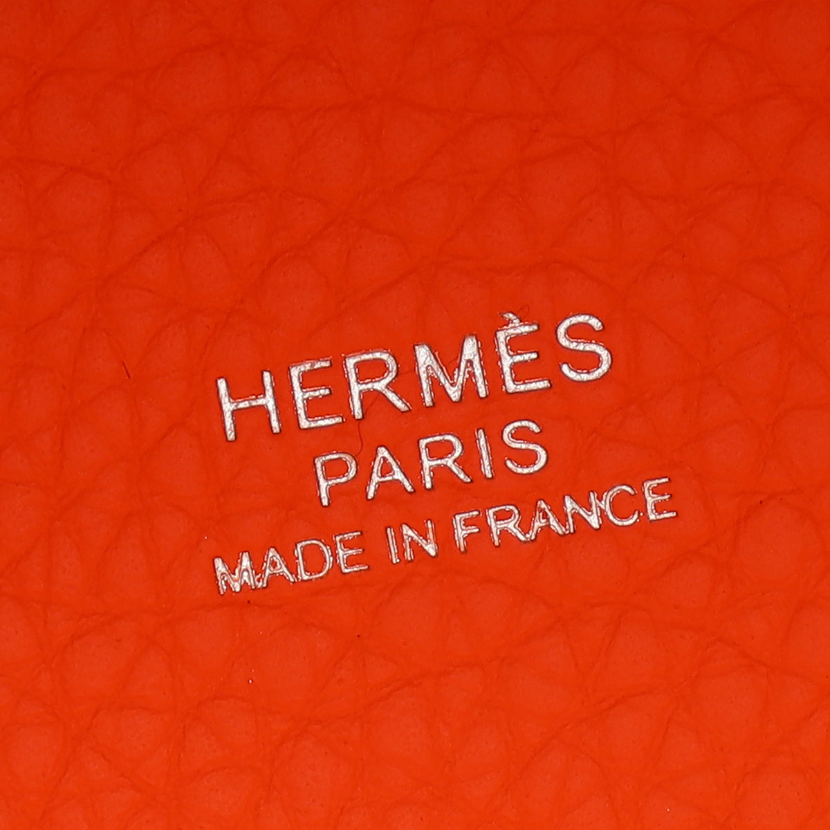 Hermes Orange Minium Picotin Lock 22 Bag